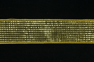 2.5 Inch Gold Mesh Metallic Foil Ribbon, 2.5 Inches x 25 Yards (Lot of 1 Spool) SALE ITEM